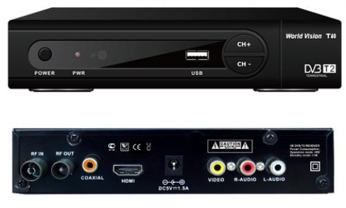 Прошивка для DVB-T2 ресивера World Vision T40