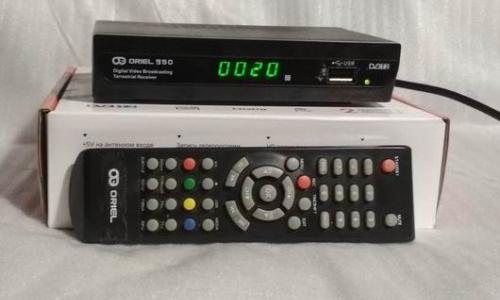 Прошивка для DVB-T2 ресивера Oriel 950